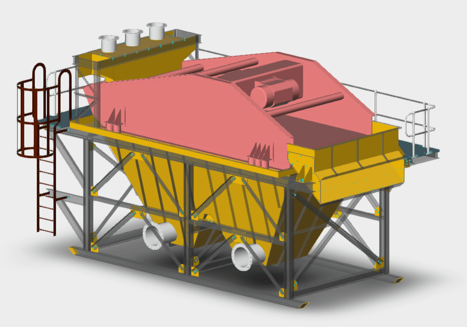 Modular dewatering package with cyclones or screens for mineral processing plants